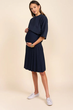 Navy Infinity Skirt