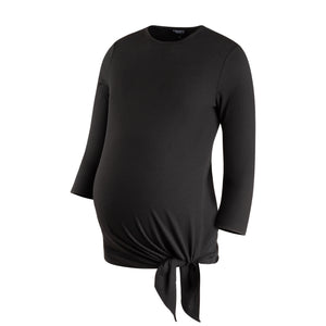 Ribbed Side Knot Tee