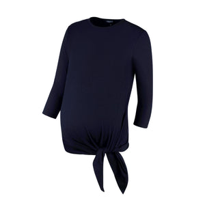 Ribbed Side Knot Tee