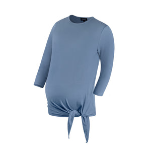 Ribbed Side Knot Tee