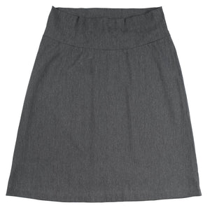Slight A-Line Skirt - Charcoal