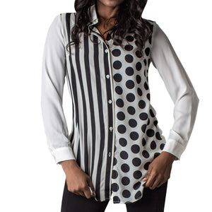 Mixed Printed Blouse